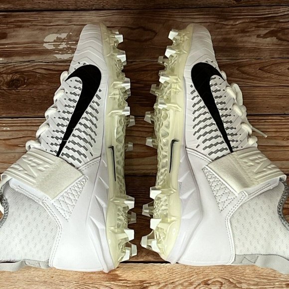 Nike Men’s Alpha Menace Pro 2 White/Wolf Grey AQ3209-100 Football Cleats New main image 7